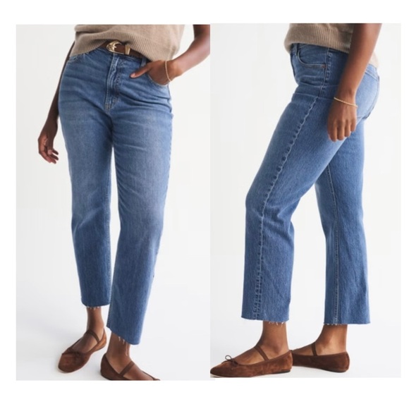 Abercrombie & Fitch Denim - Abercrombie & Fitch The Ankle Straight Ultra High Rise Jeans Women’s Size 27/4